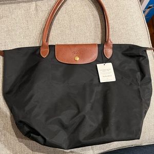 Longchamp Back Tote, Large. Great used condition.